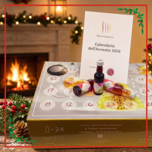 Calendario dell’Avvento 2026 con 24 vini italiani bianchi rosati e rossi